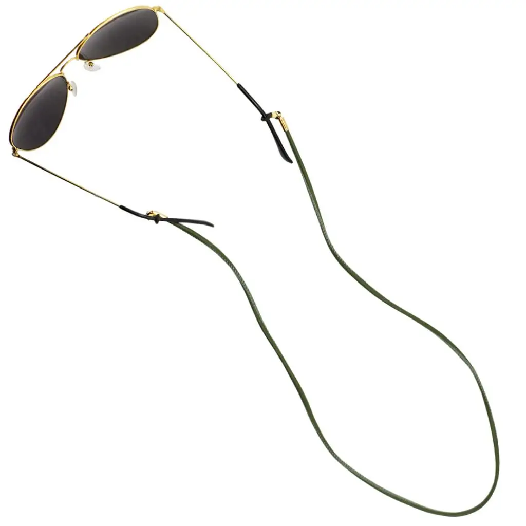 Designer Glasses Accessory PU Leather Eyeglasses Chain Retainer Spectacles Lanyard for Sunglasses