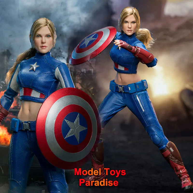 SWTOYS FS049 1/6 Scale Female Soldier Super Hero Double Head Combat Suit Full Set 12inch Action Figure Collectible Gifts