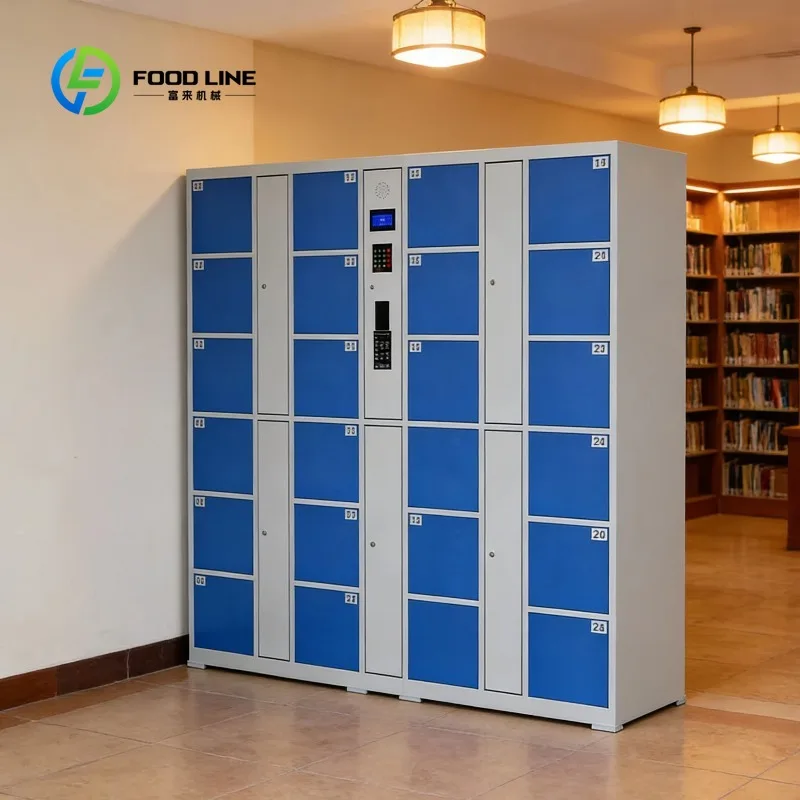 Smart Storage Locker Cabinet Multi Compartment Secure Storage System for Office and Factory Use