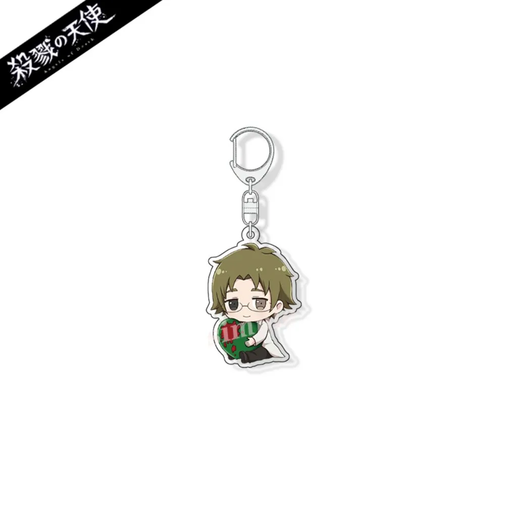 6CM Charm Anime Angels of Death Acrylic Keychain Model Cosplay Characters Ornament Accessories Goods Collection Gifts