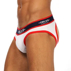 Suspensorio Sexy de algodón para hombre, ropa interior de sujeción atlética sin espalda, suspensorio Gay, transpirable y cómodo