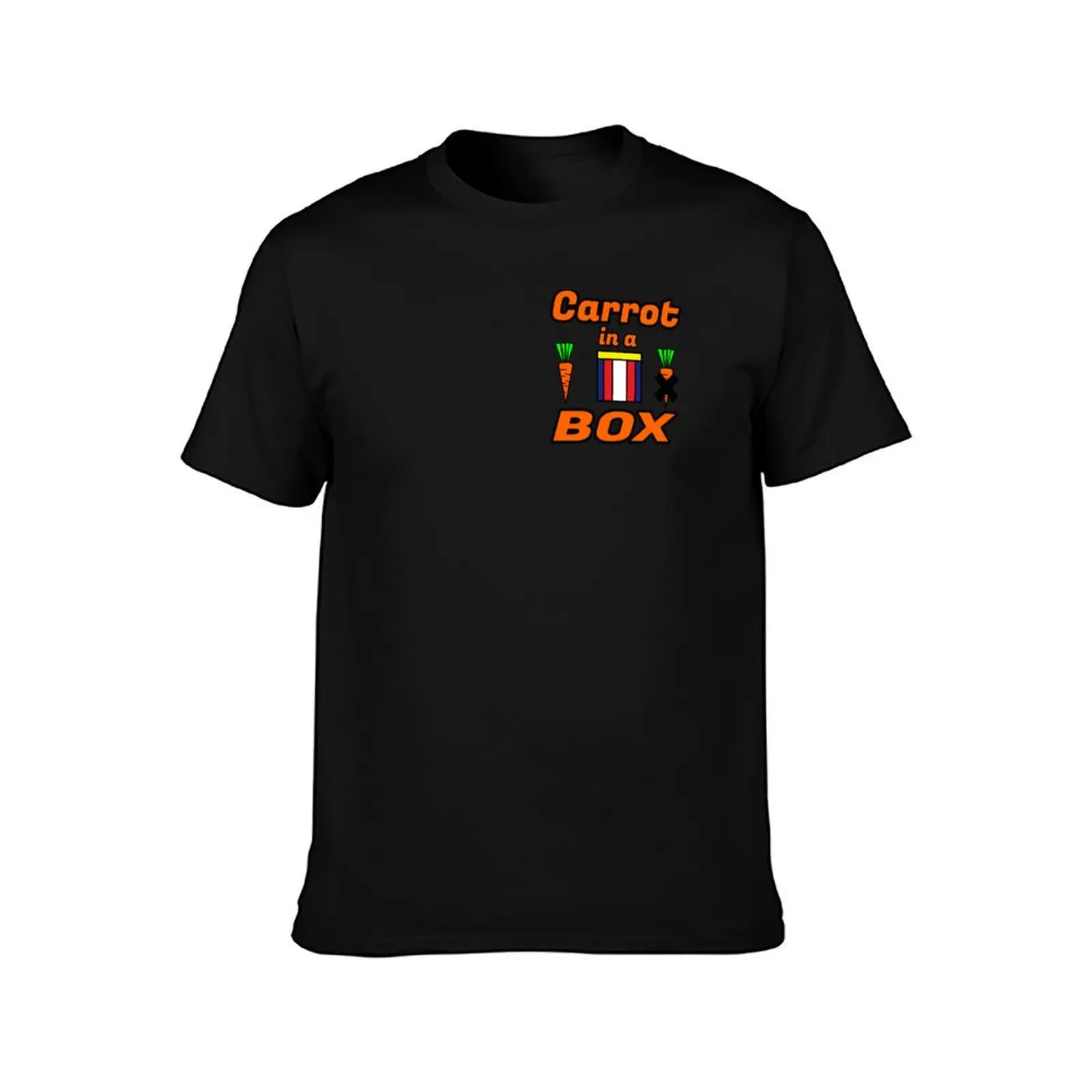 Small Carrot in a Box , The best party Game Ever from 8 out of 10 Cats . T-Shirt tops mens white t shirts