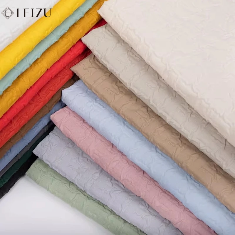 

0.5/1/2M Waterproof Down Jacket Fabric Double Sided Embossing Autumn Winter Warm for DIY Sewing Child's Cotton Jacket,Vest,Pants