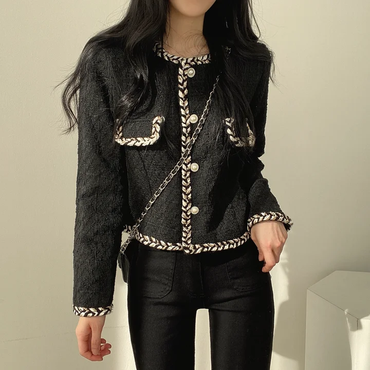 ファイオナブル カラー ブロ アウターウェア リトル フランセ スレ 韓国 スレ 春 秋 冬 レディース セーター ソフト ミディアム シン