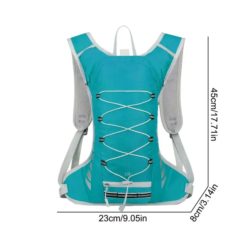 12L Lightweight Running Hydration Vest Backpack Men Women Outdoor Sport Bags Trail Marathon Jogging Hiking Backpack Water Bag