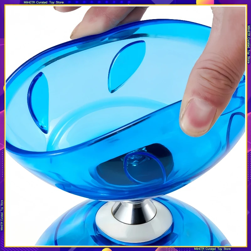 Roulements en caoutchouc souple Transparent pour enfants débutants, avec arbres actifs, accessoires de jouets de sport Kongzhu Diabolo à Double hachage