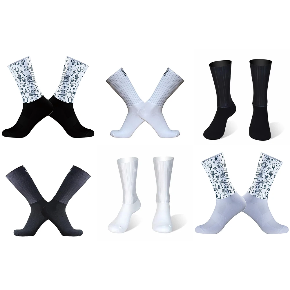 Chaussettes de cyclisme professionnelles pour hommes et femmes, sports de plein air, course à pied, vélo, nouveau, 2024