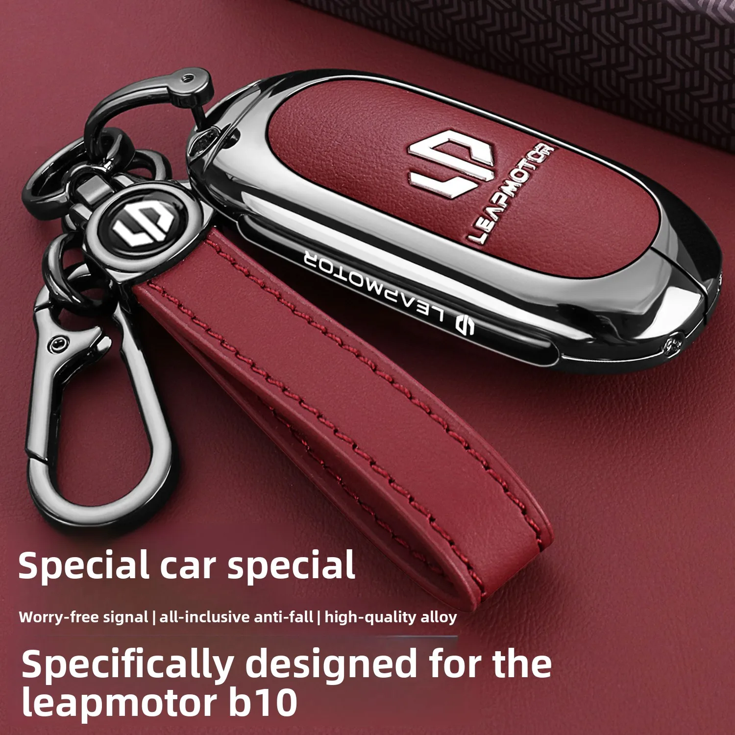 2025 New Leapmotor B10 Key Cover - 510 Vehicle 600 Metal Car Clip Modification Shell (Exclusive AC for B10 Model) 3