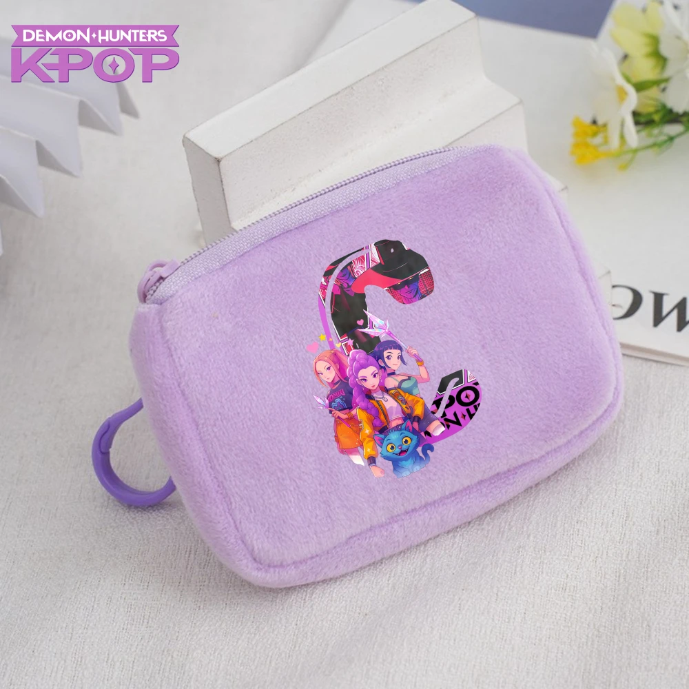 Kpop Demon Hunters Kawaii Coin Purse for Children Music Cartoon Earphone Key Pouch Children Cute Storage Mini Pouch Gifts - Image 3