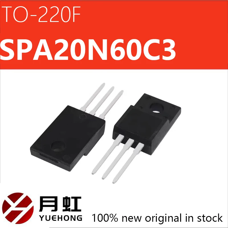 

10pcs New SPA20N60C3 20N60C3 20N60 plastic sealed TO-220F field-effect transistor 650V20.7A