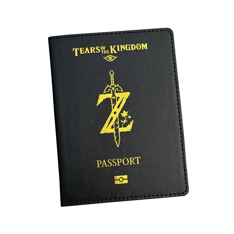 New Designer Tears of The Kingdoms Passport Holder Travel Wallet Travel Passport Case Pouch Pasaporte