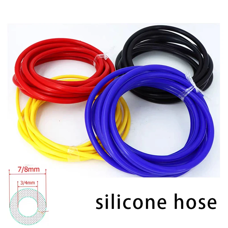 Universal 2mm thick Car Equipment Vacuum Silicone Hose ID3/4 mm Auto Racing Intercooler Line Pipe Tube for Machinery Equipment