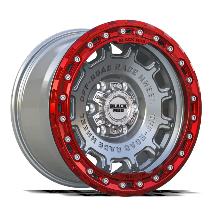 Factory Price 17*8.5 Aluminum Chrome 17 Inch 4x4 Wheels With Beadlock Forged Alloy Off Road Wheels Mags For Ford Ranger