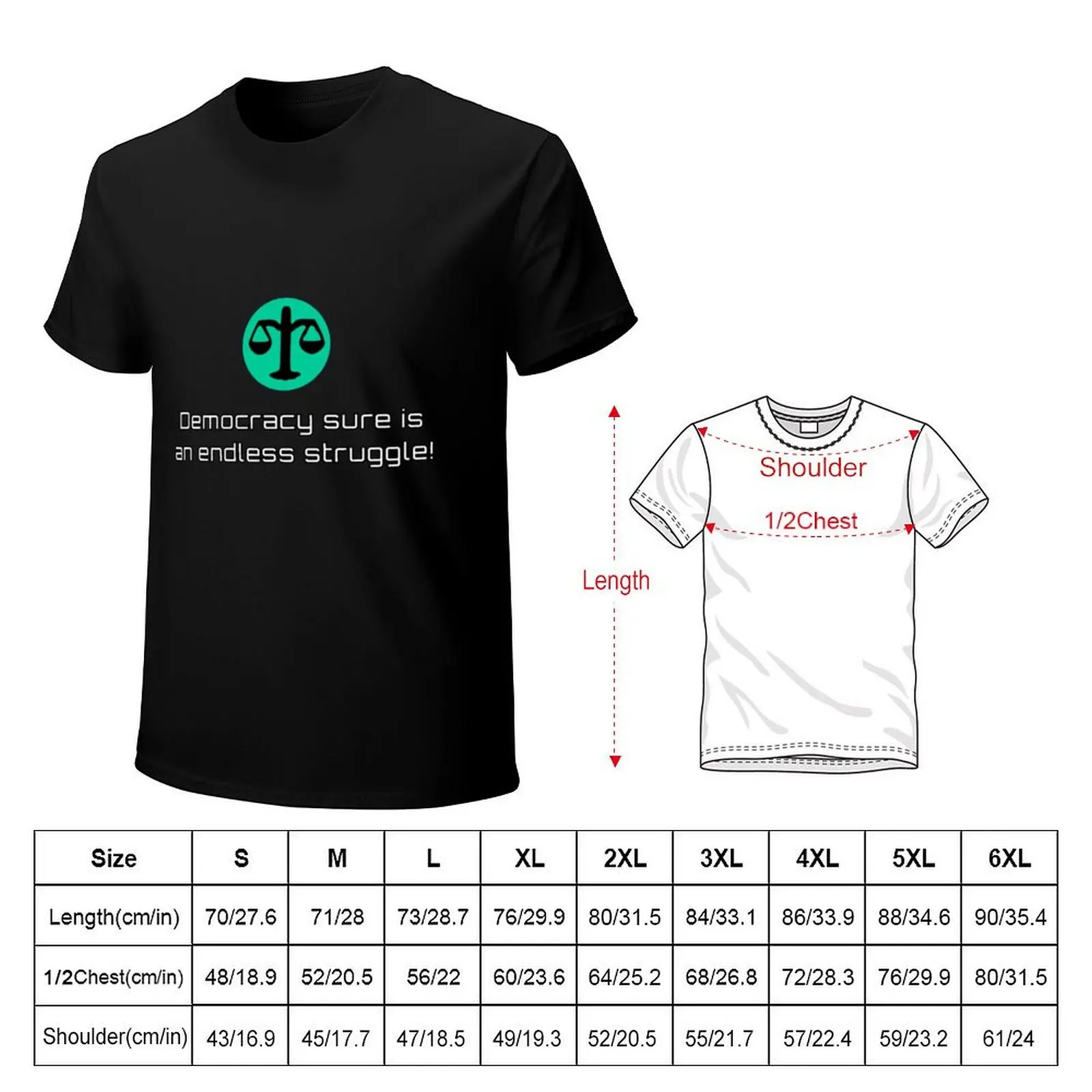 Stellaris - Egalitarian Ethos Quote Classic T-Shirt Work Utility Short Sleeve Shirt
