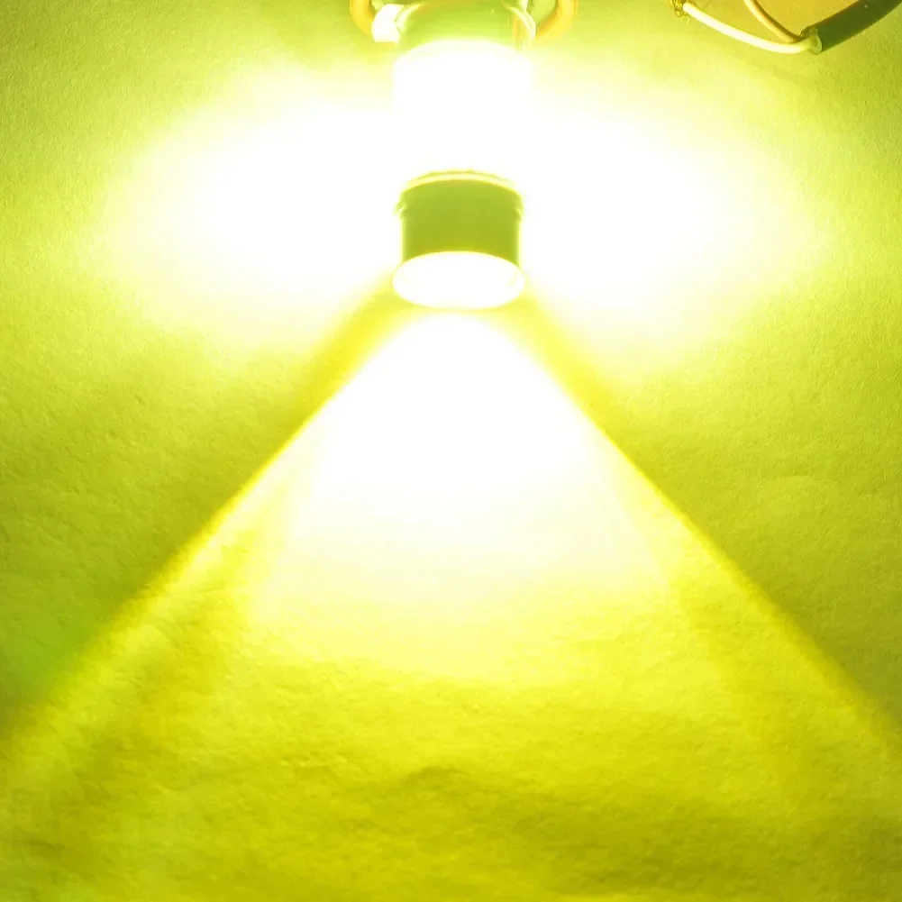 2pcs H11 H8 Led Yellow Fog Light Bulbs DC 12V-24V 4300K 1500LM Super Bright DRL Lamp Fog Driving Light Bulbs