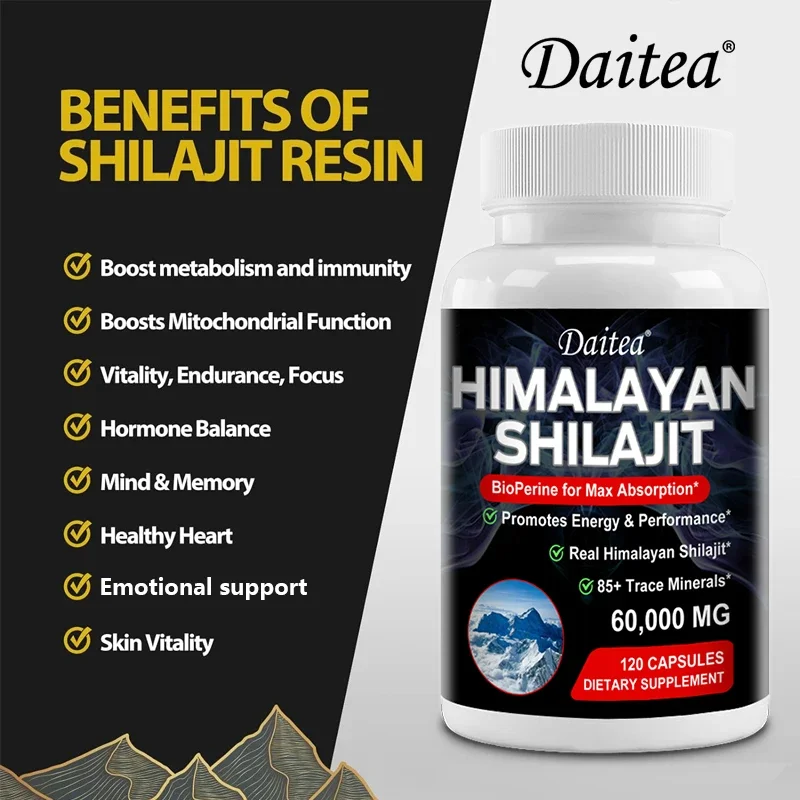 Pure Himalayan Organic Resin - for Strength, Digestion, Vitality, Mental Clarity and Immune System Health