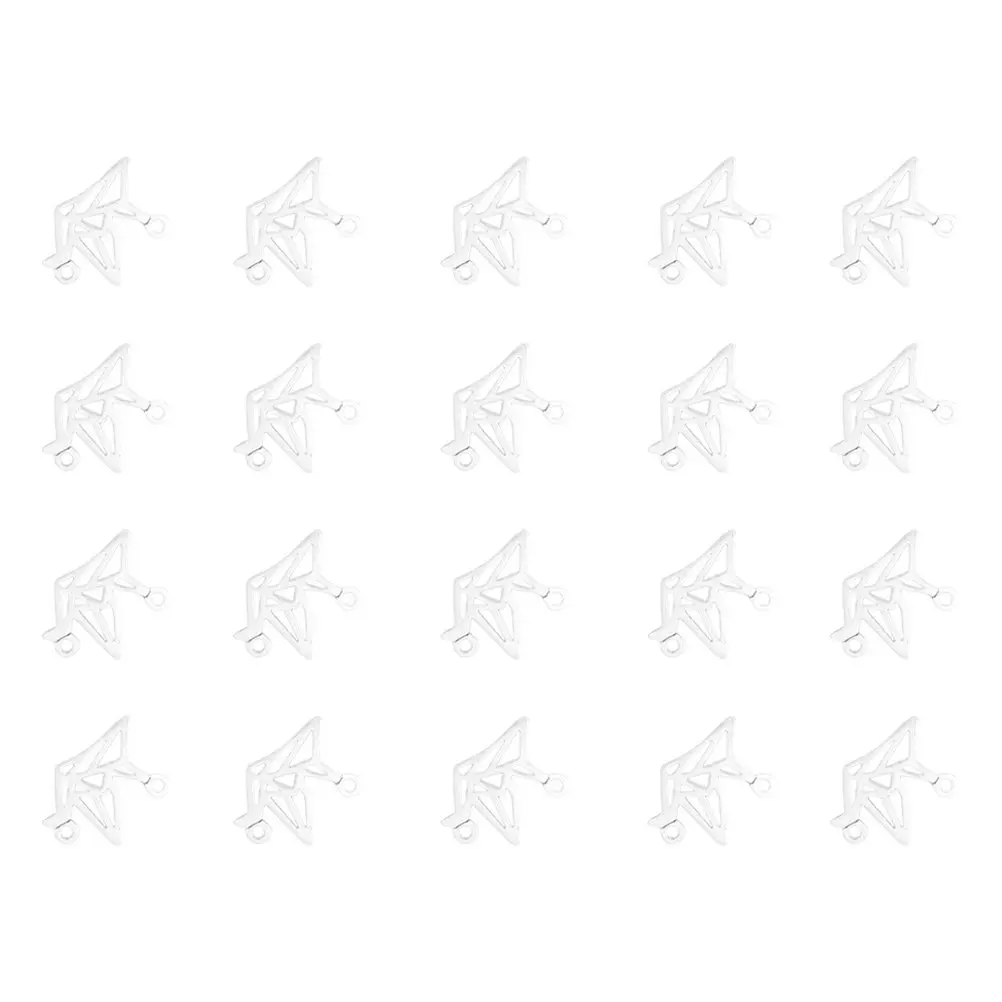 

100 шт. ретро-подвесок из сплава, ажурные, в форме журавля оригами, для ожерелий, серег, браслетов, для рукоделия, украшения, материалы для творчества