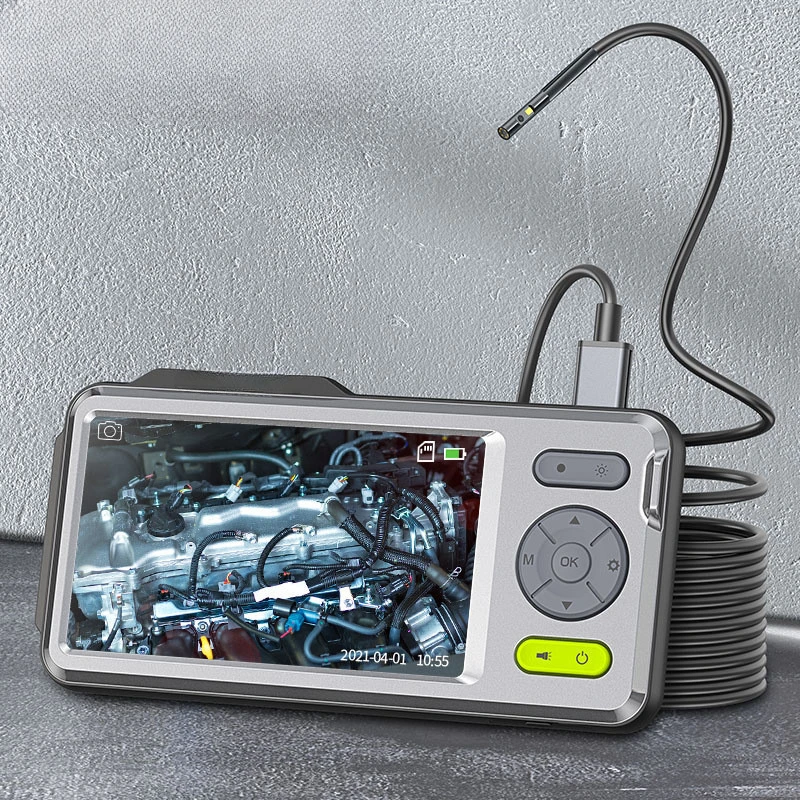 NTS500B 5mm dual lens 5M high definition 5 inch large screen 200W pixel industrial endoscope