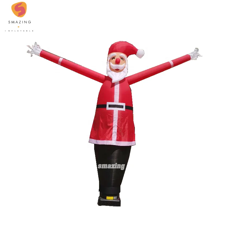 

Christmas sky dancer inflatable advertising Santa Claus air for sale