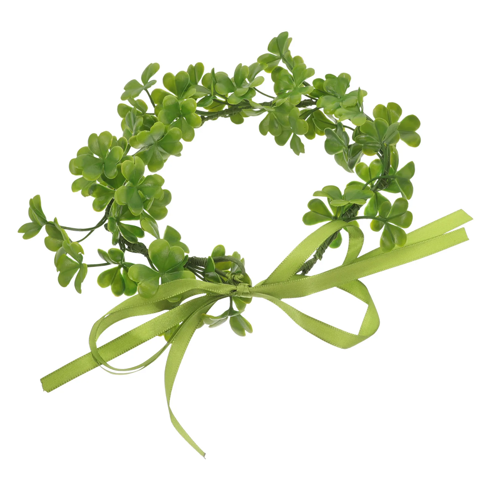 

Зеленая повязка на голову с клевером для женщин и девочек, головной убор на День Святого Патрика, аксессуар для девочек-цветочниц, реквизит для вечеринок и фотосессий