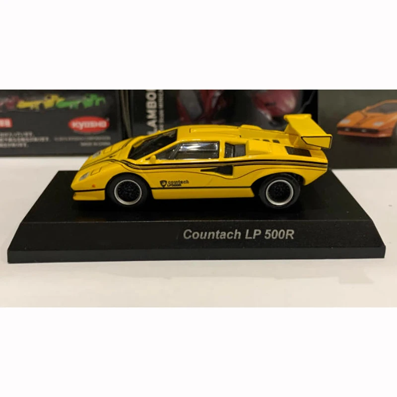 KYOSHO 1:64 Countach LP 500R Legering Model Auto Volwassen Klassieke Collectie Statische Display Ornament Gift