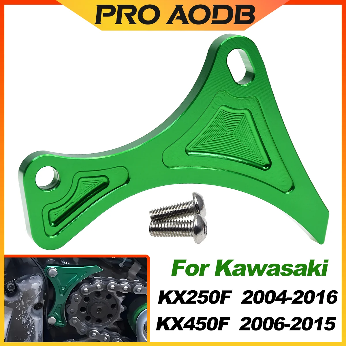 Motocross Saver Motor Schutzfolie Abdeckung Kettenrad Abdeckung Für Kawasaki KX250F 2004-2016 KX450F 2006-2015 KX 250F 450F