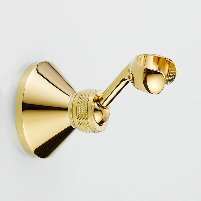 

Gold/Chrome/Antique Brass Bathroom Hand Held Holder Shower Head Holder Wall Mounted Hook Bathroom Accessories