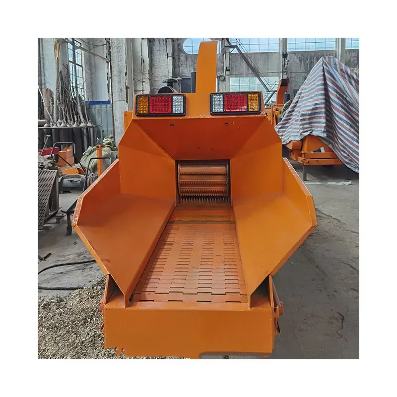 

High Efficiency Mobile Wood Chipper Commercial Wood Chipper Shredder Garden Branch Crusher