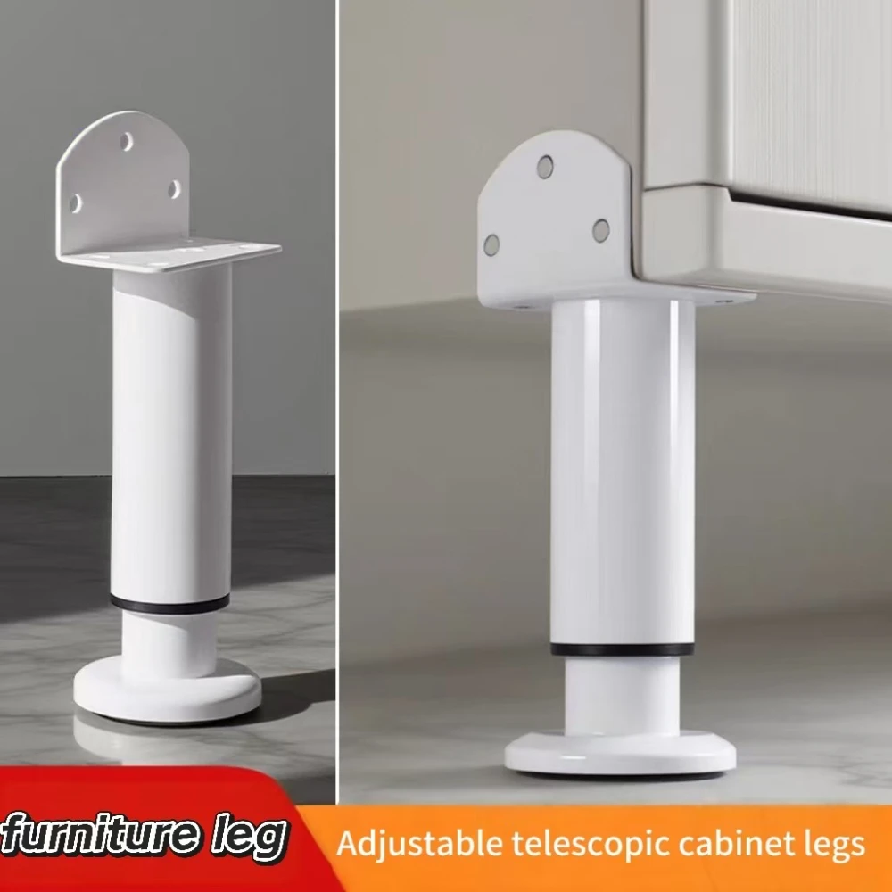 Adjustable height metal furniture support legs, suitable for bed frames, sofas, cabinets, and sofa tables, durable and sturdy