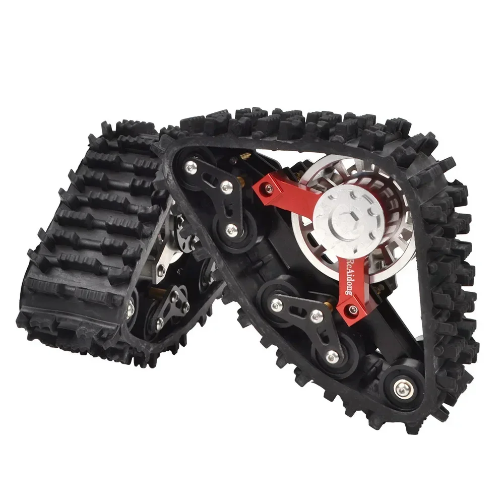 4PCS Aluminum All-Terrain Tracks Wheels Snow Tires Set for Traxxas TRX4 TRX-4 Defender Bronco 2021 G500 1/10 RC Crawler