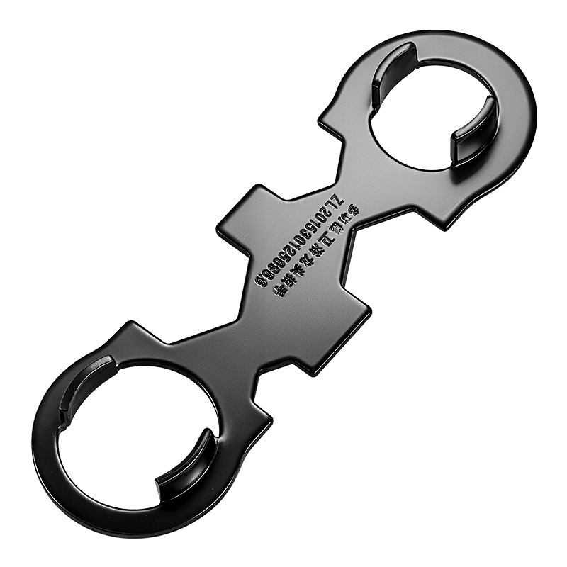  Multifunctional Stainless Steel Faucet Spool Wrench Thickened Extender Heavy Duty Hot Cold Faucet Plumbing Repair Tool for Home 