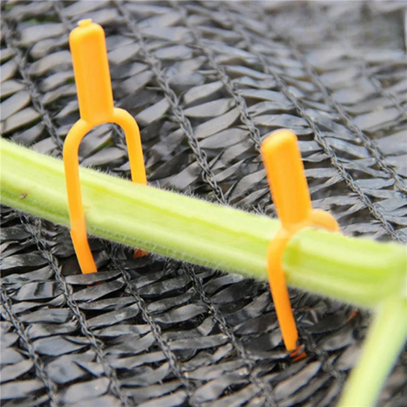 50-200pcs Plant Climbing Support Clips Plastic Plant Vine Holder for Flower Strawberry Seedling Tomato Garden Tools Supplies