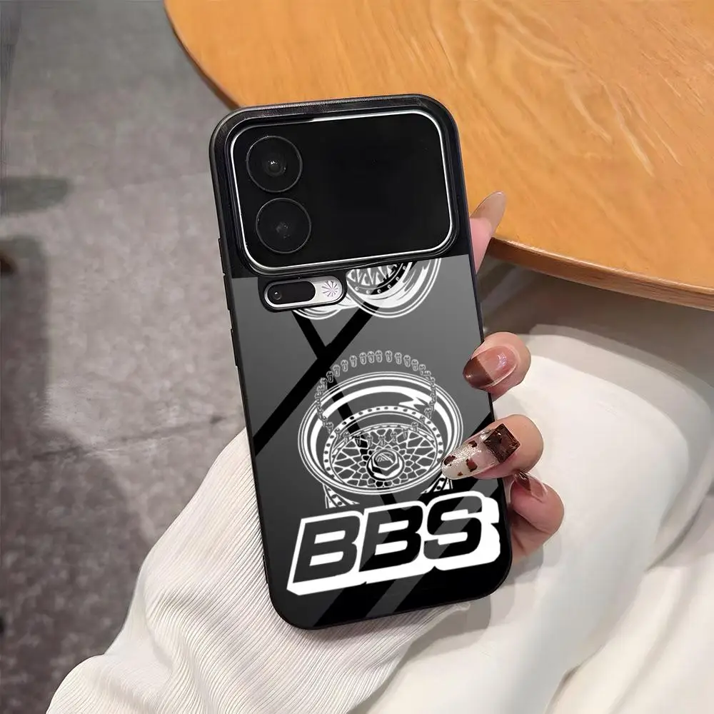 Funda de teléfono con diseño de llanta de coche BBS para Xiaomi 17 17t 13 14 15 Ultra Pro 12s 12t Mi 11, cubierta de vidrio a prueba de golpes
