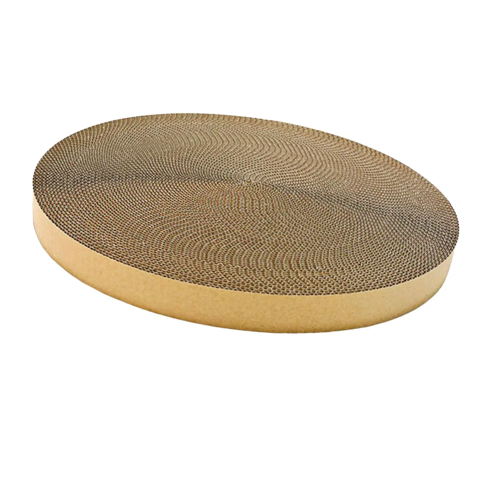 Round Cat Scratcher Corrugated Scratching Bed Scratch Pad Sofa Furniture Protection Scratching Toy Replacement Mat for Animals