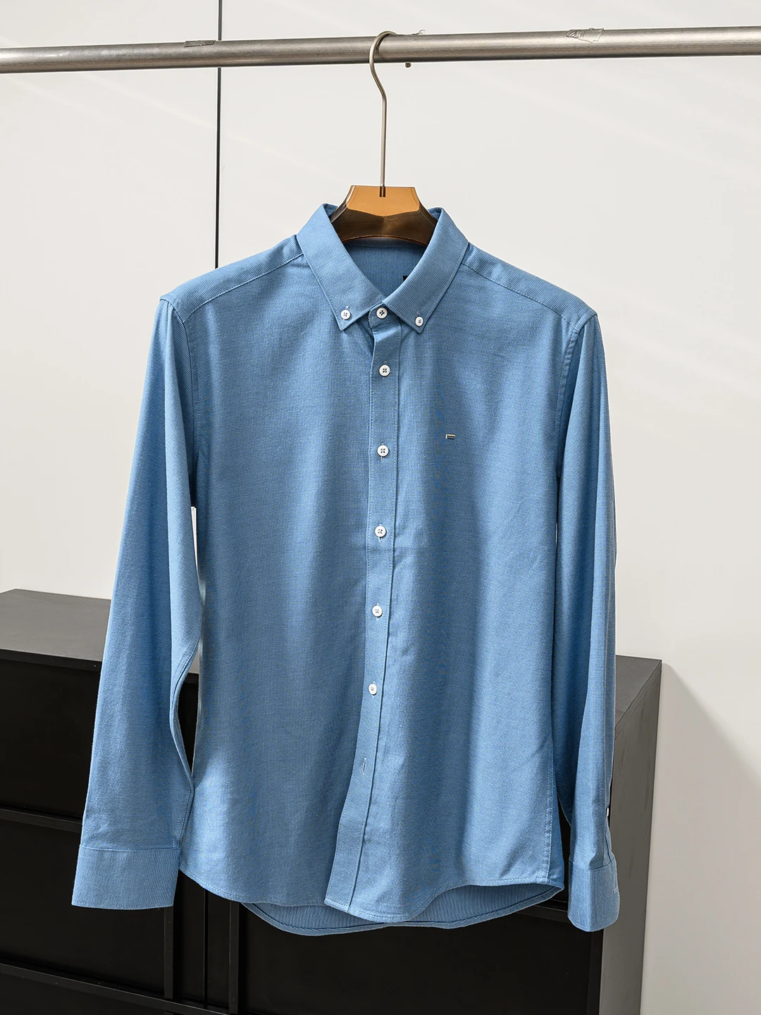 

Soft And Breathable Men's Business Casual Long Sleeve Shirt Comfortable Versatile Summer Fashion Standard Fit Button up