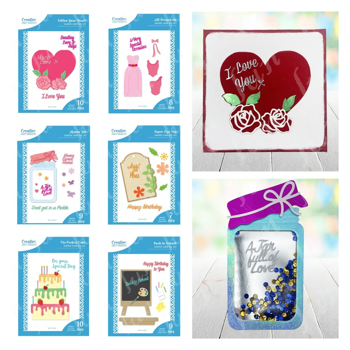 

Super Size Tag Cutting Dies Scrapbooking & Stamping Paper Card DIY Embossing Happy Valentines Day Gift Craft Supplies Punch