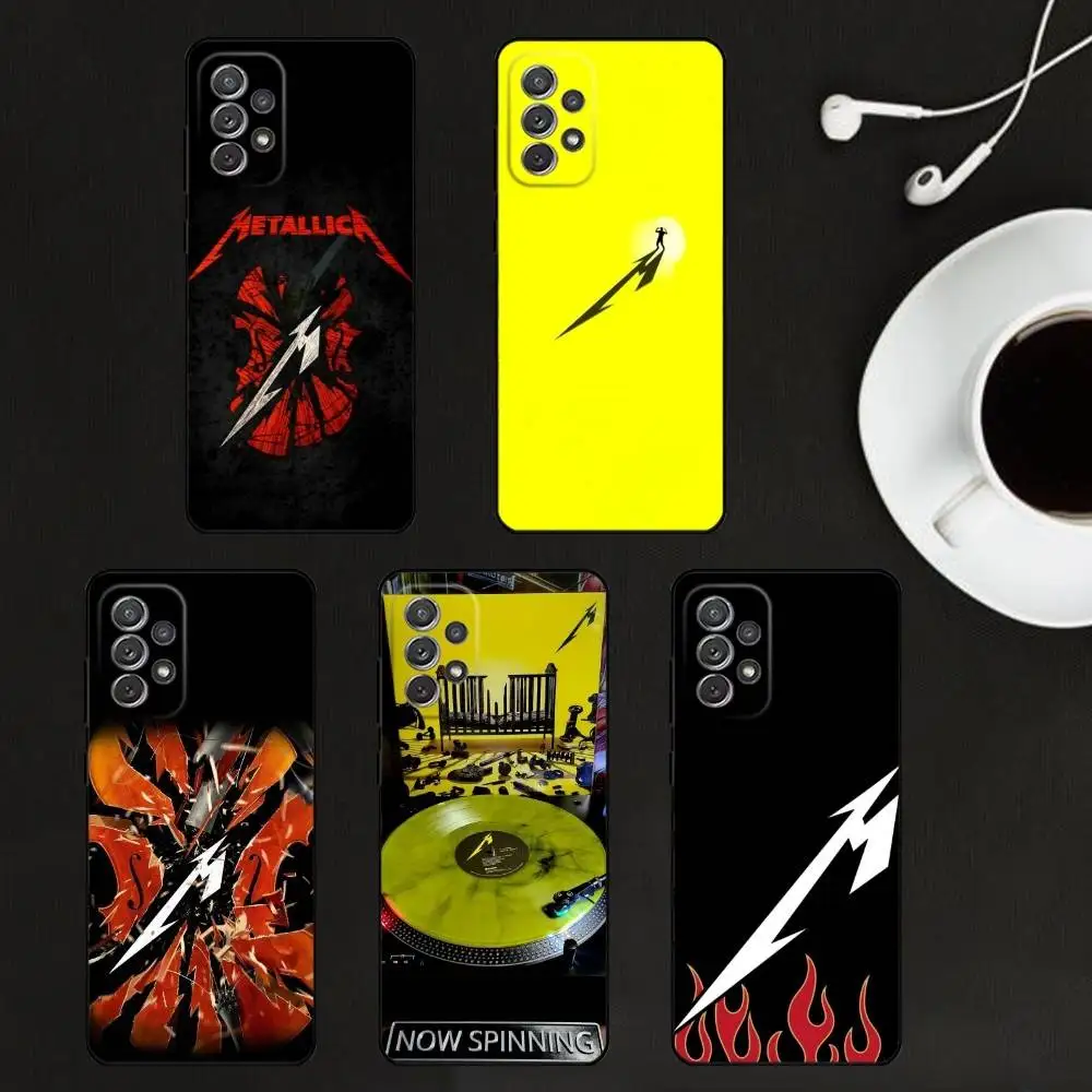 

72 S-seasons M-metallica Phone Case For Samsung S25,S24,S21,S22,S23,S30,Ultra,S20,Plus,Soft Silicone Black Cover