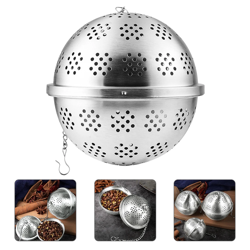 

Seasoning Balls Convenient Tea Strainer Leaf Holder Bubble Metal Infuser Stainless Steel Fine