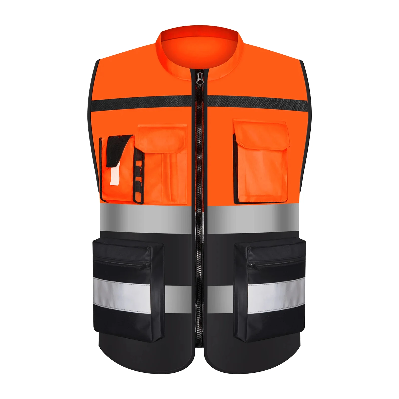 Reflective Safety Vest Construction Clothes High Visibility Vest Working Clothes Sports Outdoor Reflective Clothing