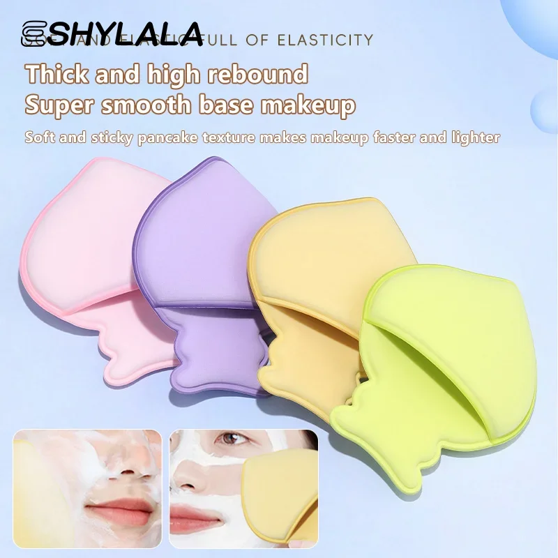 1 szt. Mini Puder do Podkładu w Kształcie Palca Mała Poduszka Powietrzna Gąbka do Pudru Korektor do Twarzy Krem BB Aplikator do Makijażu Narzędzia Kosmetyczne