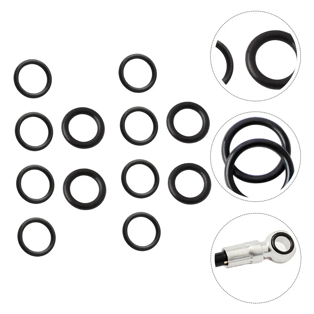 

12pcs Disc Brake Caliper Sealing Gasket Round Rubber Bike Gaskets Heavy Duty High Temp Corrosion Resistant Mountain Bikes