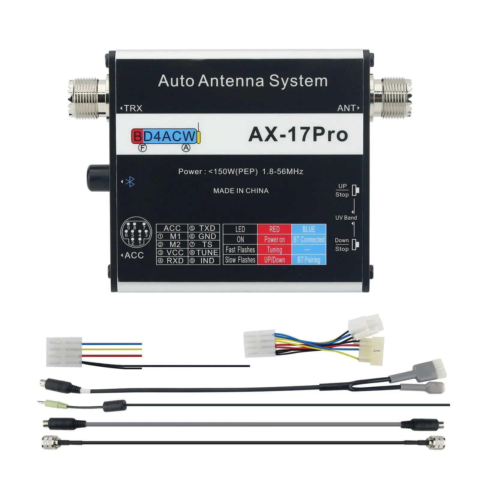 

AX-17 PRO Automatic Screwdriver Antenna Controller for ATAS-120A M-120A M-130A SD330 Call Sign Version