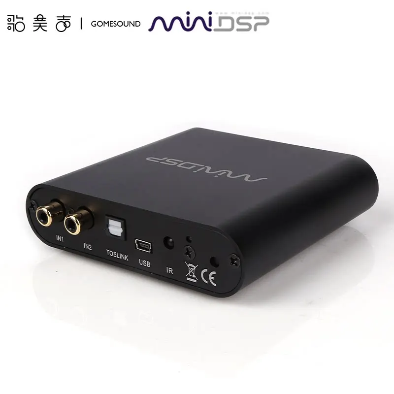 miniDSP 2x4HD 2-In-4-Out Audio Signal Processor DSP Digital Equalizer Bass Management System for Home Theater And Studio