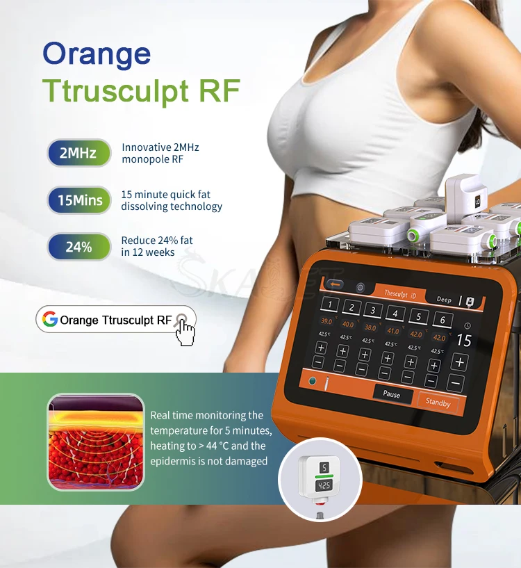 Trusculpt Monopolar RF Radio Frequency Face Lift Body Slimming Fat Loss Machine