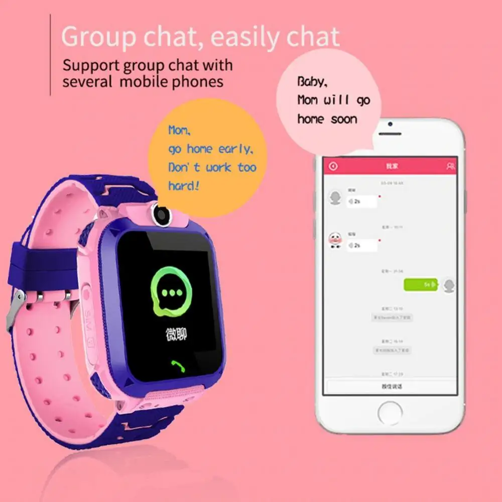 الأطفال بطاقة SIM مكافحة خسر Smartwatch الفتيان والفتيات ساعة ذكية مقاوم للماء لتحديد المواقع لتحديد المواقع تعقب على مدار الساعة مكالمة هاتفية للأطفال