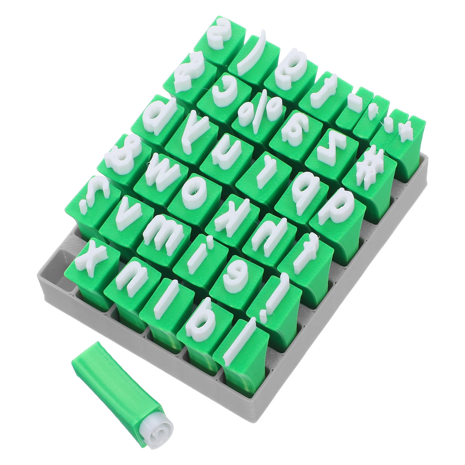 1 مجموعة الأبجدية الطين ختم 26 قطعة Lowercase رسالة رموز Stamps بوليمر كلاي Crafts بها بنفسك الحرف أدوات الفخار الاطفال التعلم الإبداعي #1