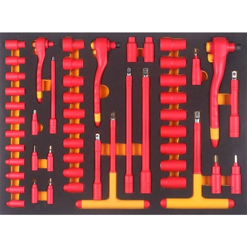 84pcs Hand Tool Kit Electrician Tool Kit Insulated Hand Tools Set