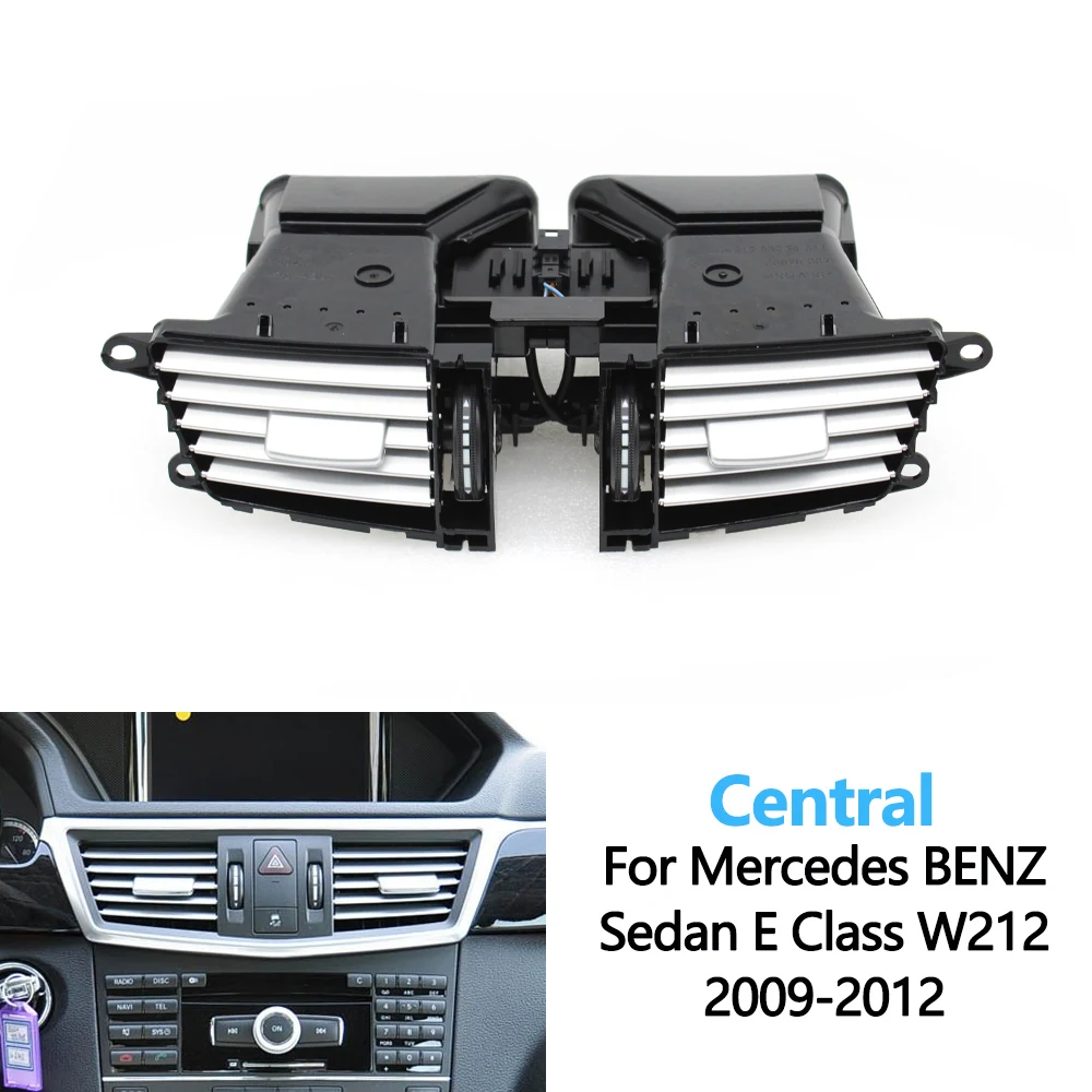 Achterste Zwarte Middenconsole Luchtuitlaatrooster Grill Cover Geschikt Voor Mercedes W212 A2128300454