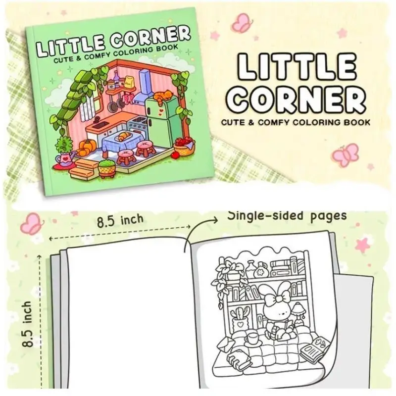 Coloring Books for Adults With Bold Easy Patterns Cute Drawing Gift for Party Birthday Perfect Present