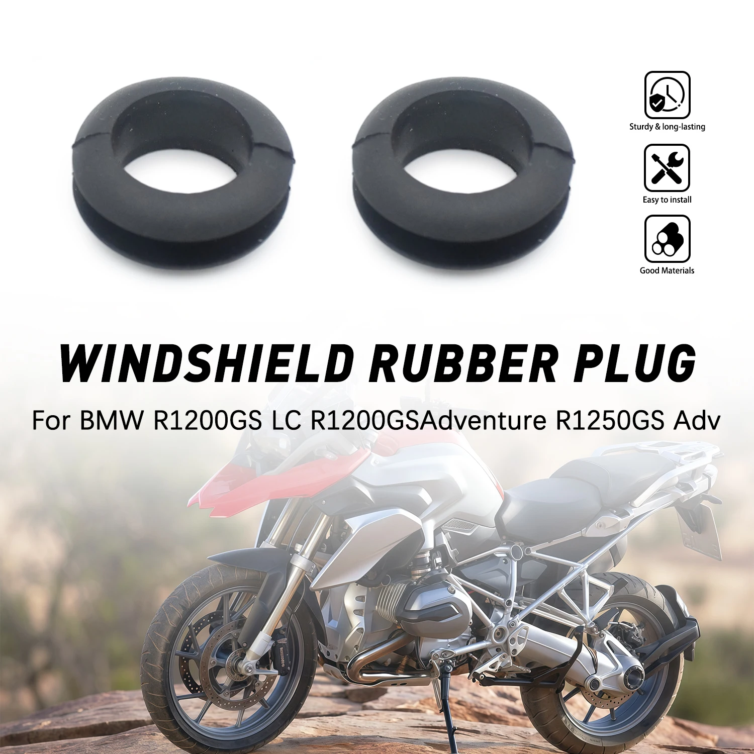 Motorcycle Accessories Windscreen Wind Shield Rubber Cushion For BMW R1200GS R1250GS Adventure R 1200 1250 GS ADV 4663855787